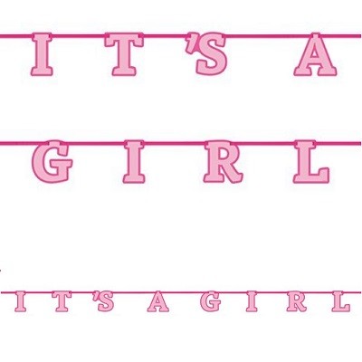 ITS A GIRL BANNER