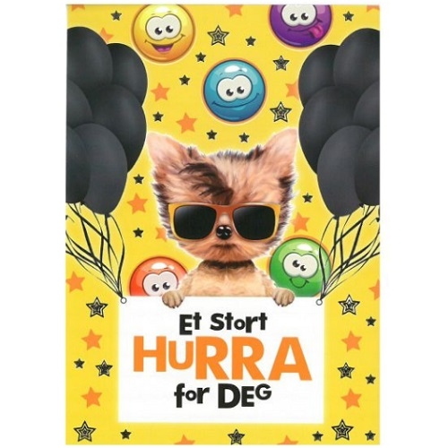 BURSDAGSKORT - HURRA FOR DEG