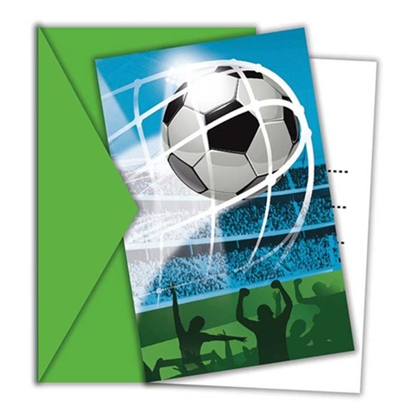 FOTBALL INVITASJONER (6-pk)