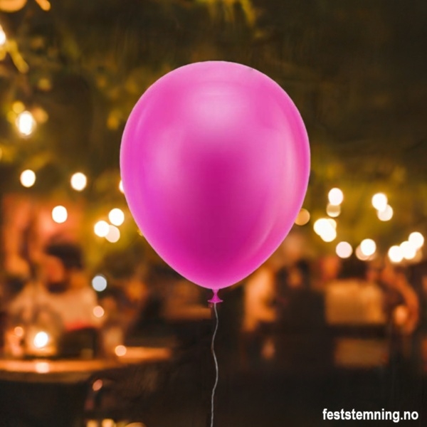 ROSA BALLONGER - HOT PINK 10pk (illustrasjonsbilde)