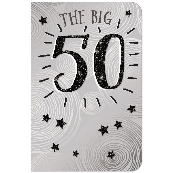 "THE BIG 50" BURSDAGSKORT 50 ÅR