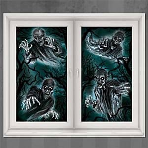 HAUNTED HOUSE VINDUSDEKOR TIL HALLOWEEN