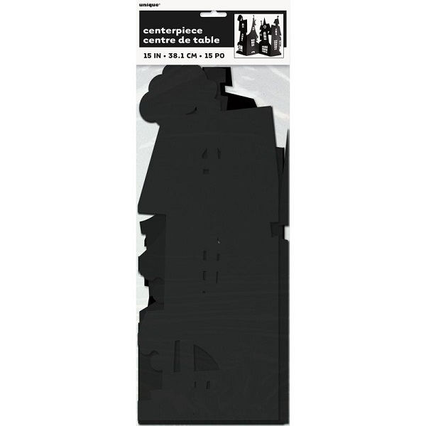 HAUNTED HOUSE HALLOWEEN BORDDEKORASJON