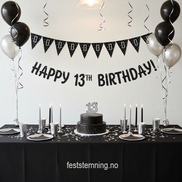 PYNT TIL 13-ÅRSDAG (illustrasjonsbilde)