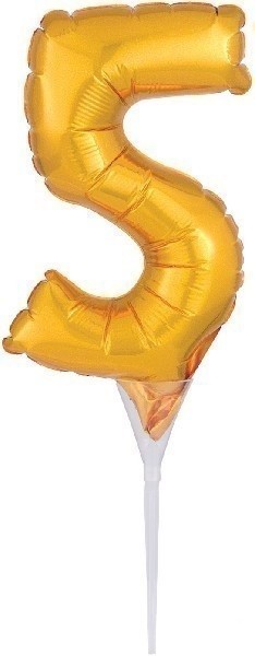 GULLFARGET KAKEBALLONG 5