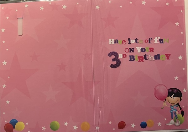 BURSDAGSKORT 3 ÅR - innside