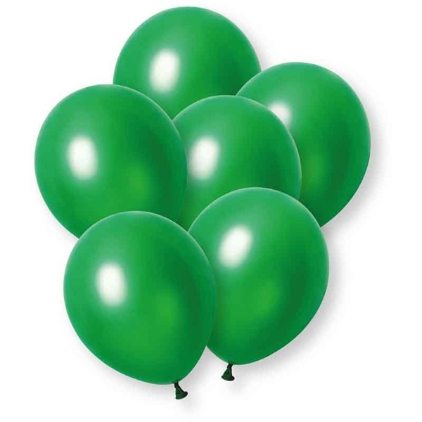 METALLISK GRØNNE BALLONGER