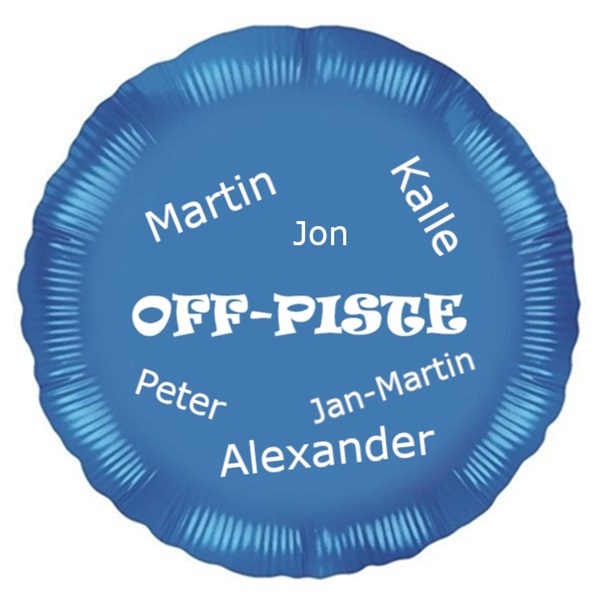 BLÅ FOLIEBALLONG MED RUSSENAVN OG PERSONNLIGE NAVN