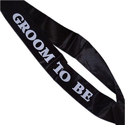 GROOM TO BE SASH BÅND