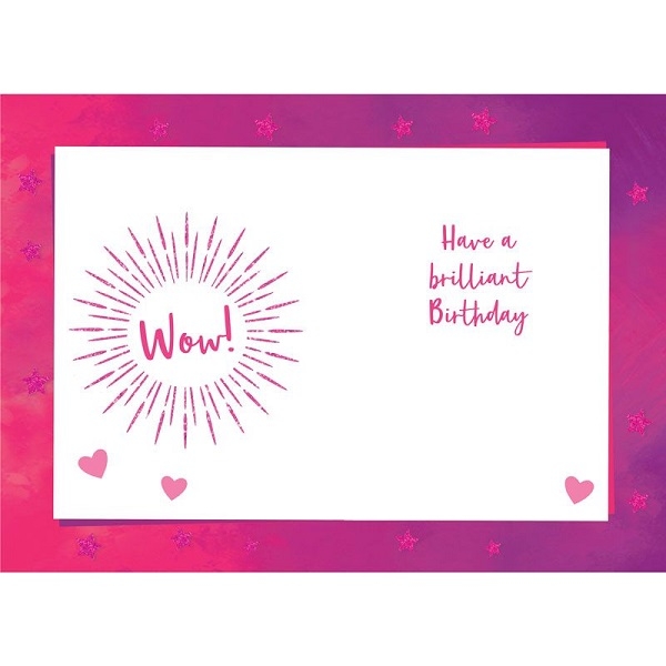 BURSDAGSKORT 13 ÅR - JENTE