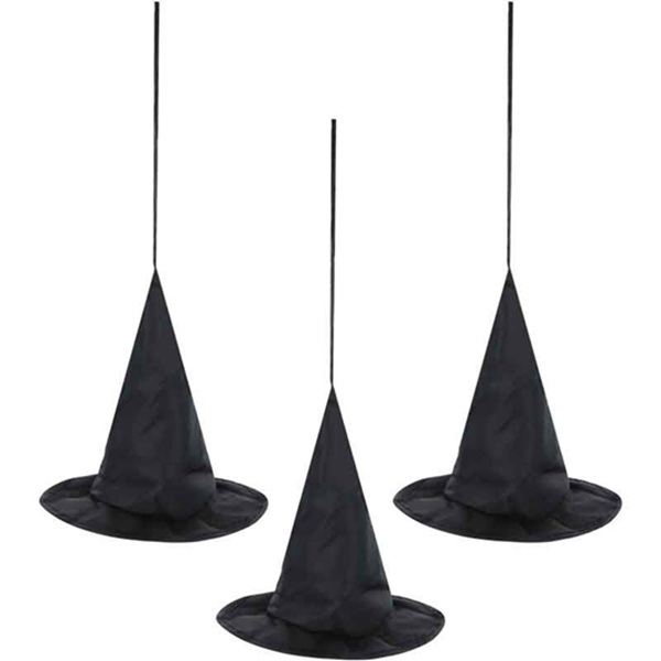 PYNT TIL HALLOWEEN MED HENGENDE HEKSEHATTER