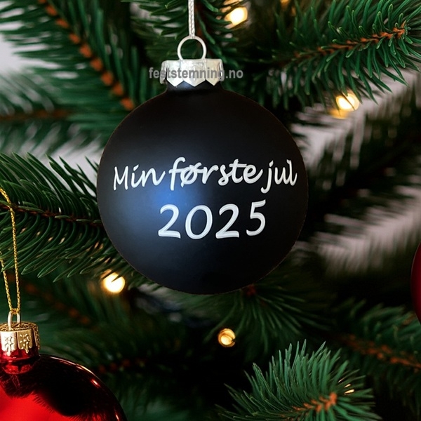 JULEKULE MIN FØRSTE JUL - BLÅ MATT