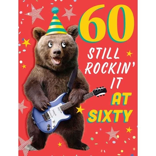 MORSOMT BURSAGSKORT 60 ÅR - STILL ROCKIN'