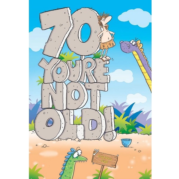 HUMOR BURSDAGSKORT 70 ÅR