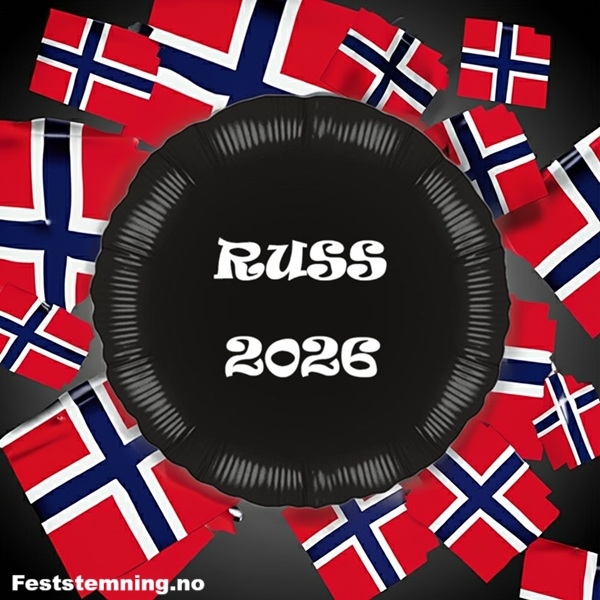 SVART FOLIEBALLONG - RUSS 2025