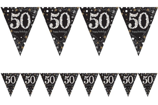 50 ÅRS BANNER FLAGG