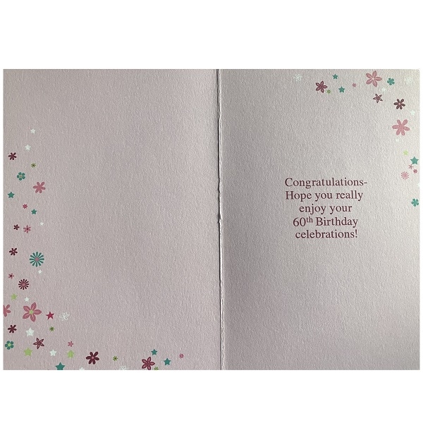 BURSDAGSKORT 60 ÅR - INNSIDE