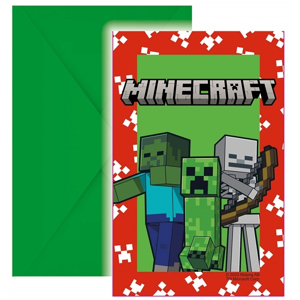 MINECRAFT INVITASJONER