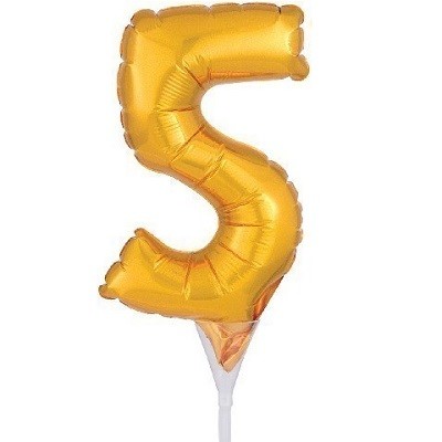 GULLFARGET KAKEBALLONG 5