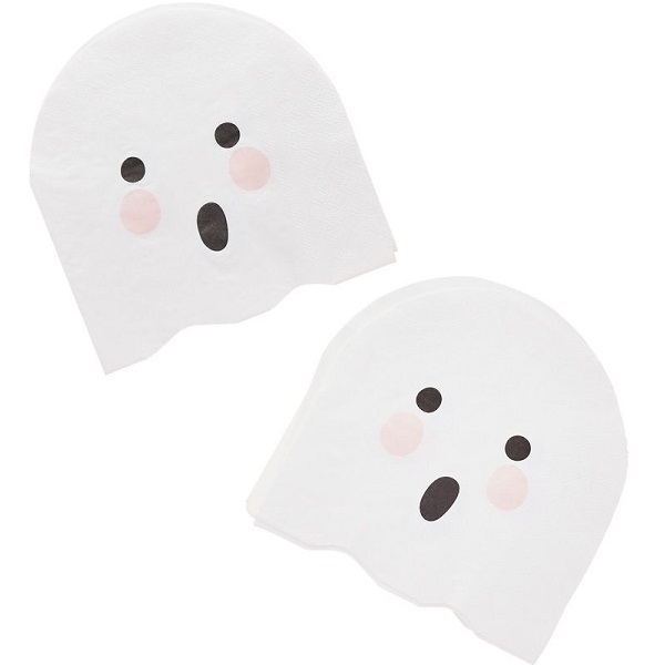 SPØKELSE HALLOWEEN SERVIETTER