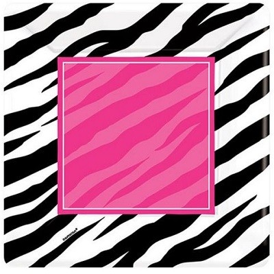 PINK ZEBRA TALLERKENER