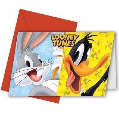 LOONEY TUNES INVITASJONER