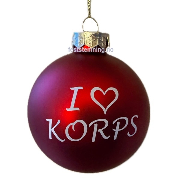 JEG ELSKER KORPS JULEKULE