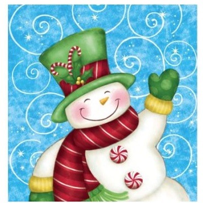 PLASTDUK MED JULEMOTIV