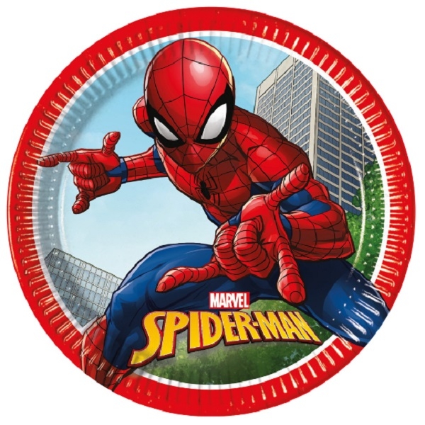 SPIDER MAN TALLERKENER - CRIME FIGHTER