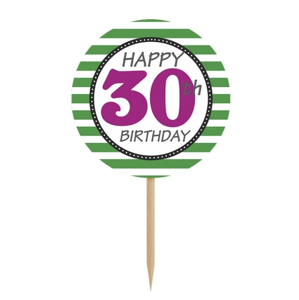 KAKEPYNT / CUPCAKE PYNT TIL 30-ÅRSDAG