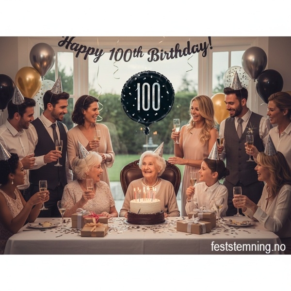BURSDAGSPYNT 100 ÅR (illustrasjonsbilde)