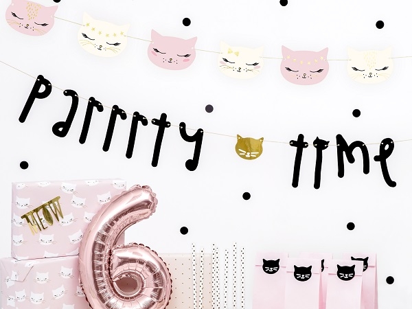 SLEEPY CAT GIRLANDER - EKSEMPELBILDE