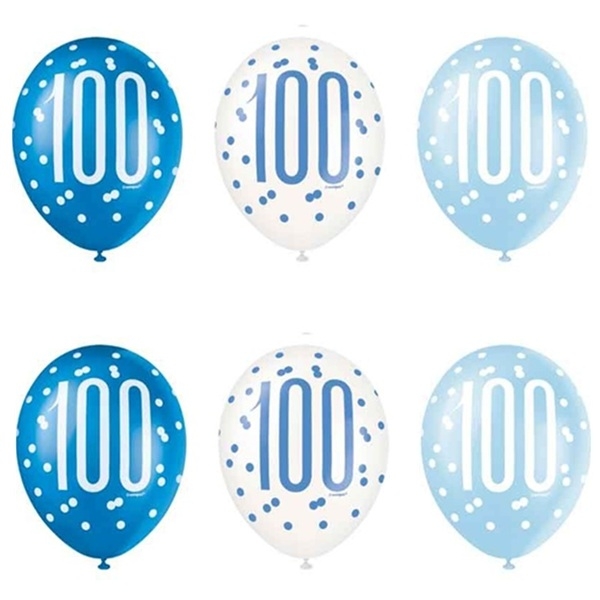 BLÅ BALLONGER TIL 100-ÅRSDAG