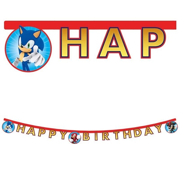 SONIC BANNER BURSDAGSPYNT