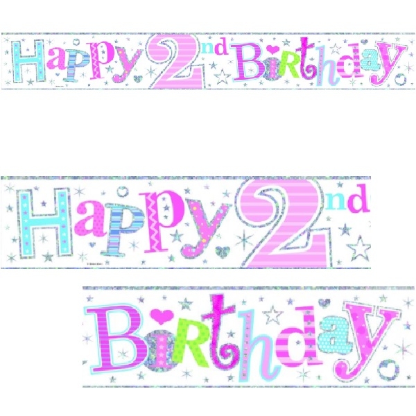 ROSA BANNER 2 ÅR - type 2