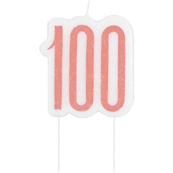 ROSÉGULLFARGET KAKELYS 100 ÅR