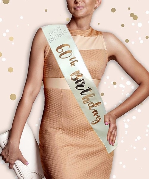 SASH BÅND TIL 60-ÅRSDAG