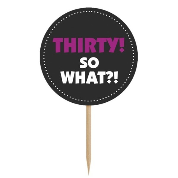 KAKEPYNT / CUPCAKE PYNT TIL 30-ÅRSDAG