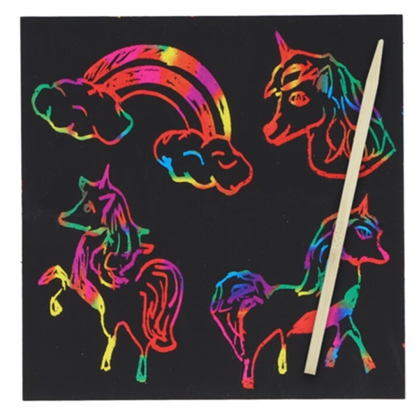 ENHJØRNING MINI SKRAPEBILDER