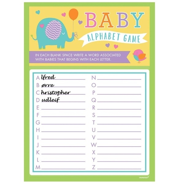 BABY SHOWER LEK - ALTERNATIV SPILLEMÅTE