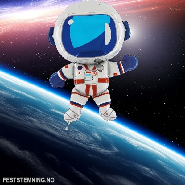 STOR ASTRONAUT FOLIEBALLONG (illustrasjonsbilde)