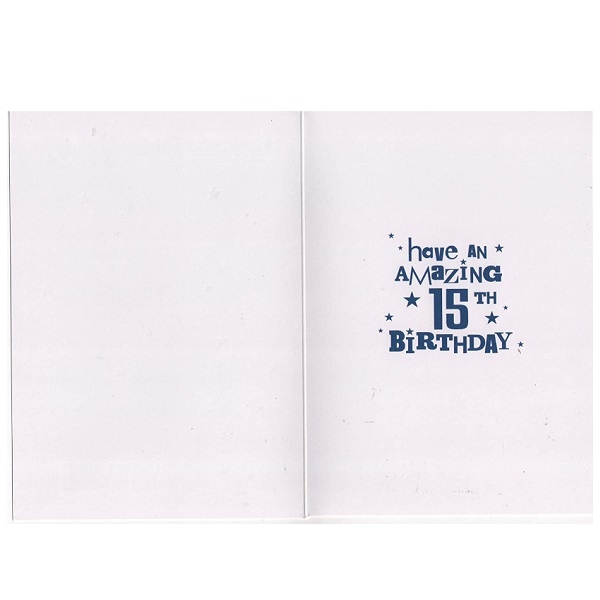 GRATULASJONSKORT 15 ÅR - INNSIDE