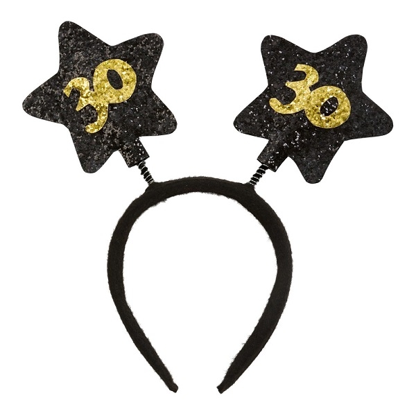 STJERNE HÅRBØYLE 30 ÅR - uten fluffy