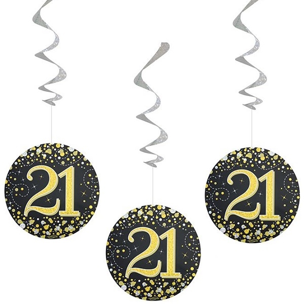 GULLGLITRENDE VIRVEL HENGEPYNT 21