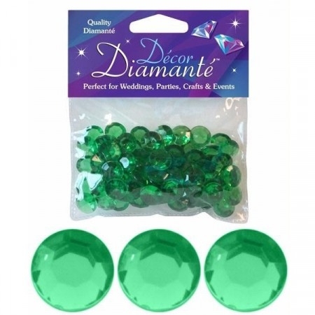 GRØNN DIAMANT BORDPYNT (12 mm)