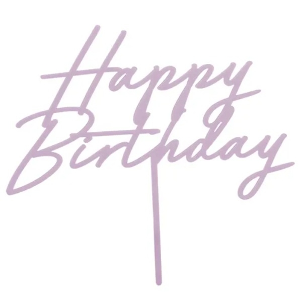 LILLA HAPPY BIRTHDAY KAKEPYNT