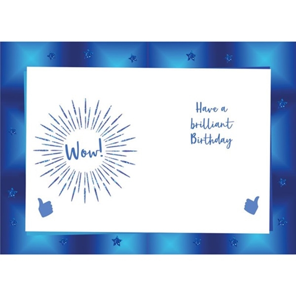 BURSDAGSKORT 13 ÅR - TEENAGER (THUMBS UP)