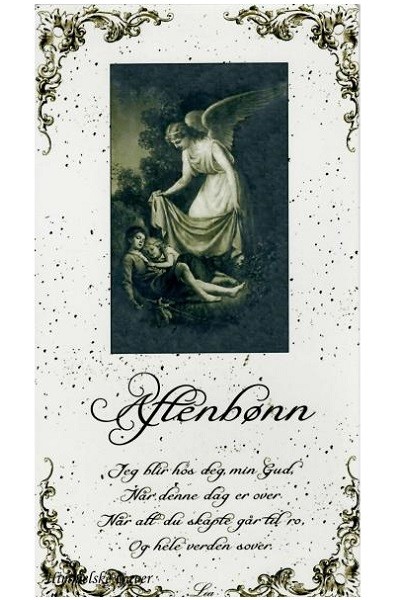 METALLSKILT - JEG BLIR HOS DEG