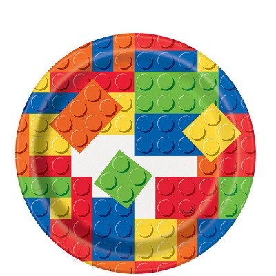 DESSERT TALLERKENER TIL LEGO BURSDAG