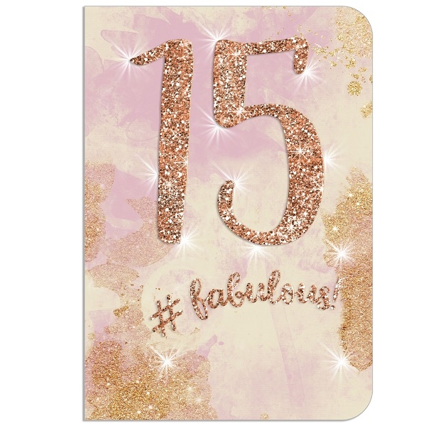 BURSDAGSKORT 15 ÅR - 